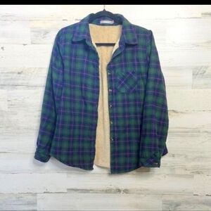 Fleece-lined Flannel Shirt / Jacket / Coat